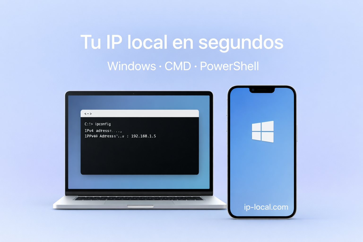 Cómo ver la IP local en Windows - IPv4 e ipconfig
